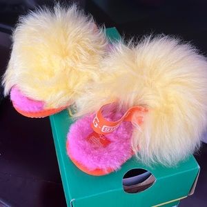 Toddler Big Bird Fluff Yeah Ugg Slippers